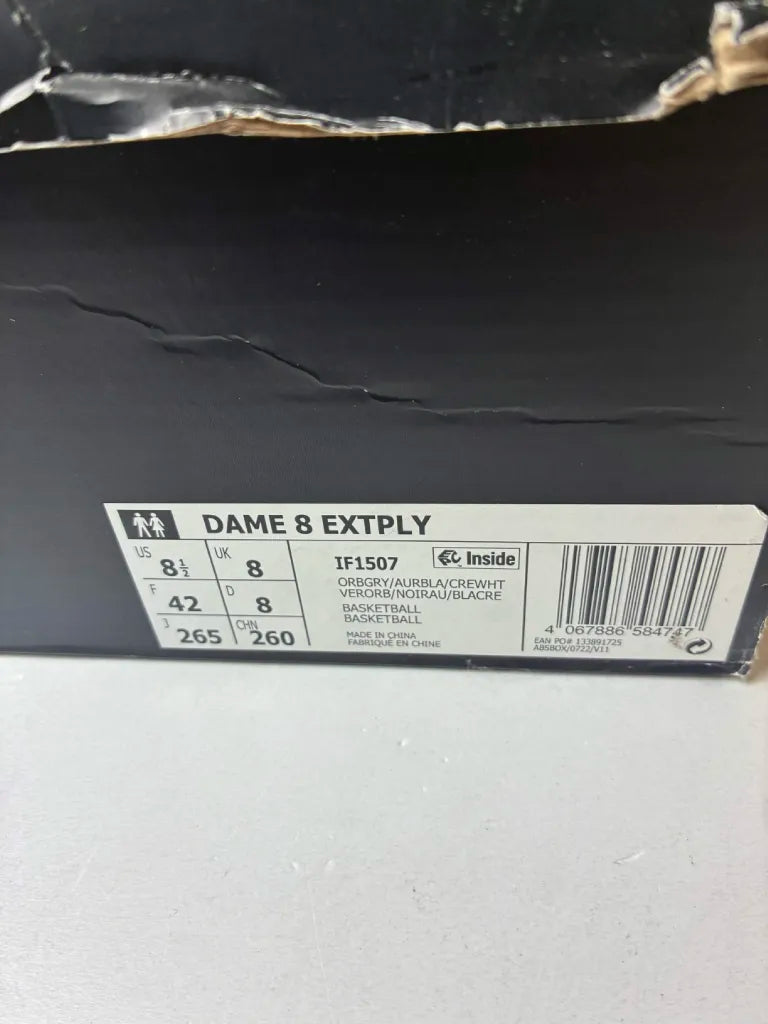Chaussures de Basketball Homme Adidas Dame 8 EXTPLY IF1507 – 42 EU