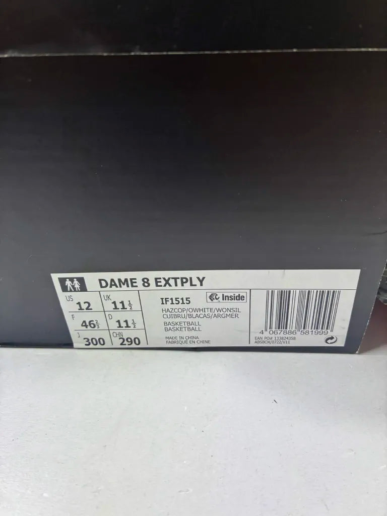 Chaussures de Basketball Homme Adidas Dame 8 EXTPLY IF1515 – 46 2/3 EU