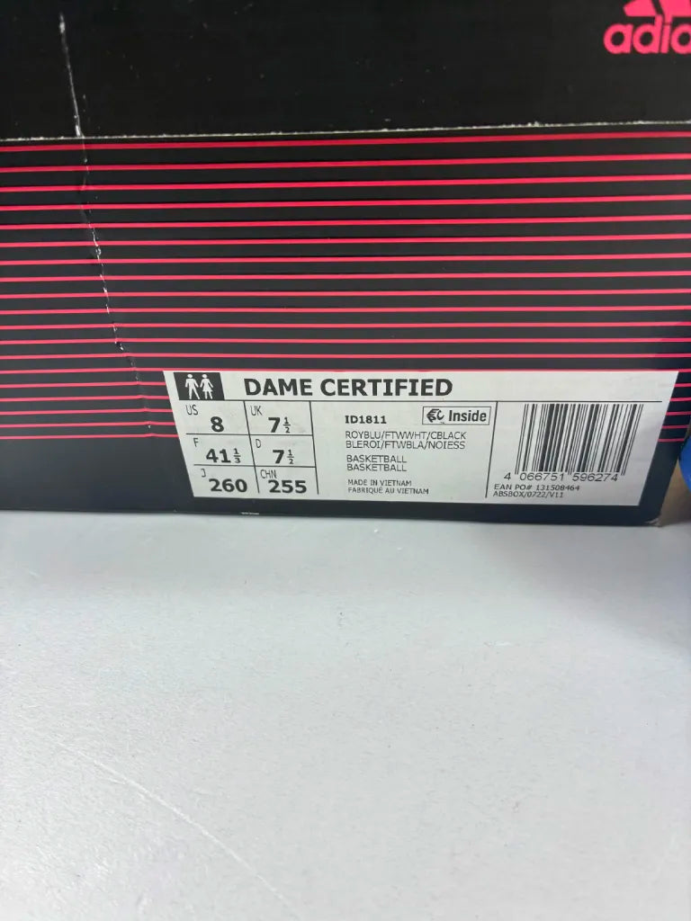 Chaussures de Basketball Homme Adidas Dame Certified ID1811 – 41 1/3 EU