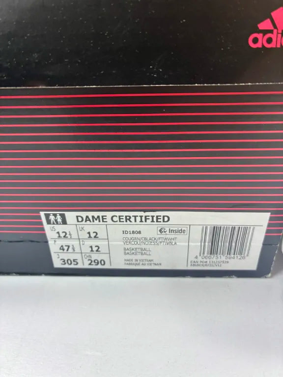 Chaussures de Basketball Homme Adidas Dame Certified ID1808 – 47 1/3