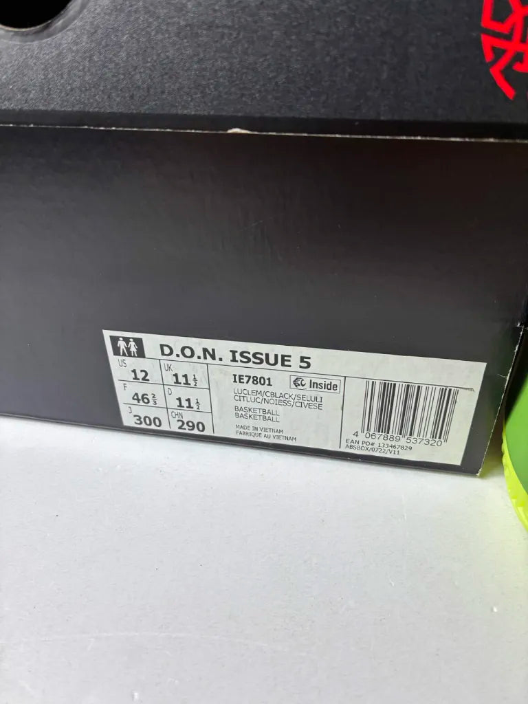 Chaussures de Basketball Homme Adidas D.O.N. Issue 5 IE7801 – 46 2/3