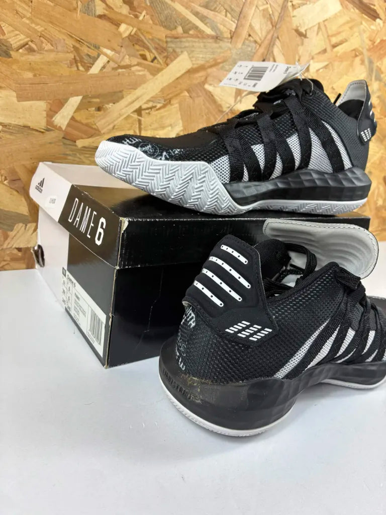 Adidas Dame 6 Femme Noir Blanc – 39 1/3 – FU6807