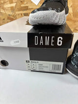 Adidas Dame 6 Femme Noir Blanc – 39 1/3 – FU6807