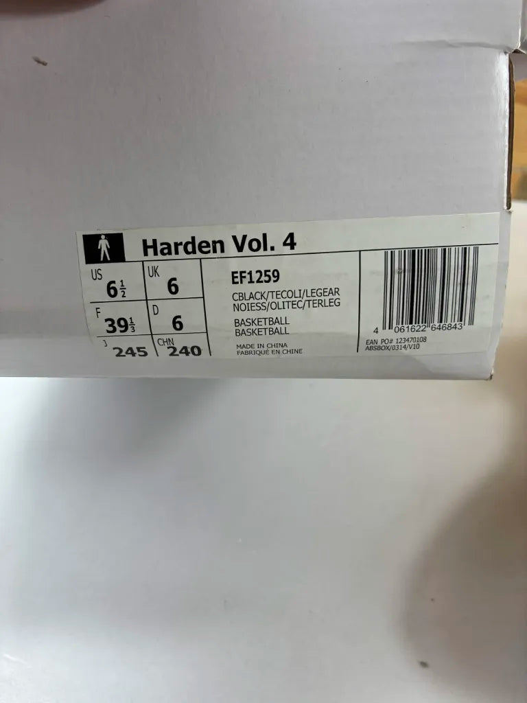 Chaussures de Basketball Adidas Harden Vol. 4 Homme 39 1/3 – EF1259
