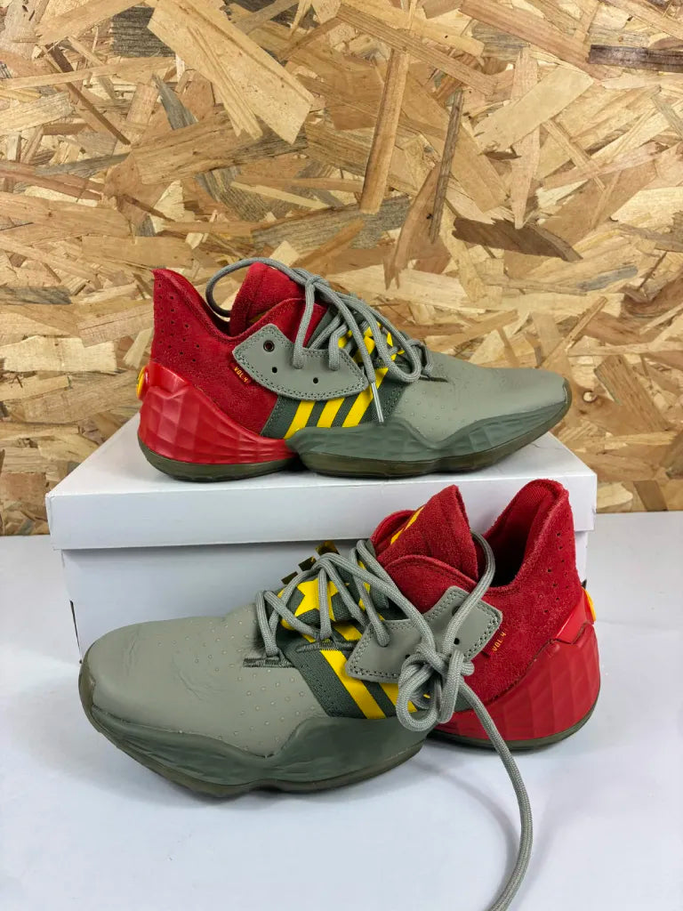 Chaussures de Basketball Adidas Harden Vol. 4 Homme Rouge – 40 – EF9928