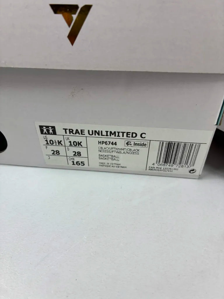 Adidas Trae Unlimited C Enfant Noir Blanc – 28 – HP6744