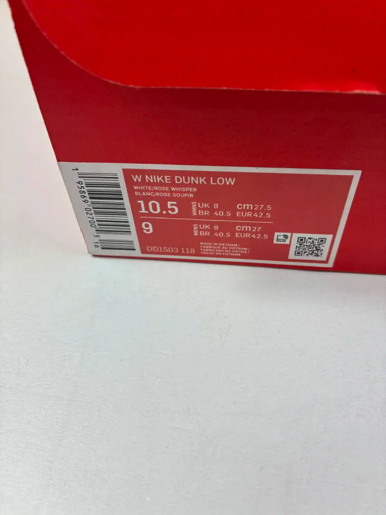 Nike Dunk Low Femme Blanc Rose – 42,5 – DD1503-118