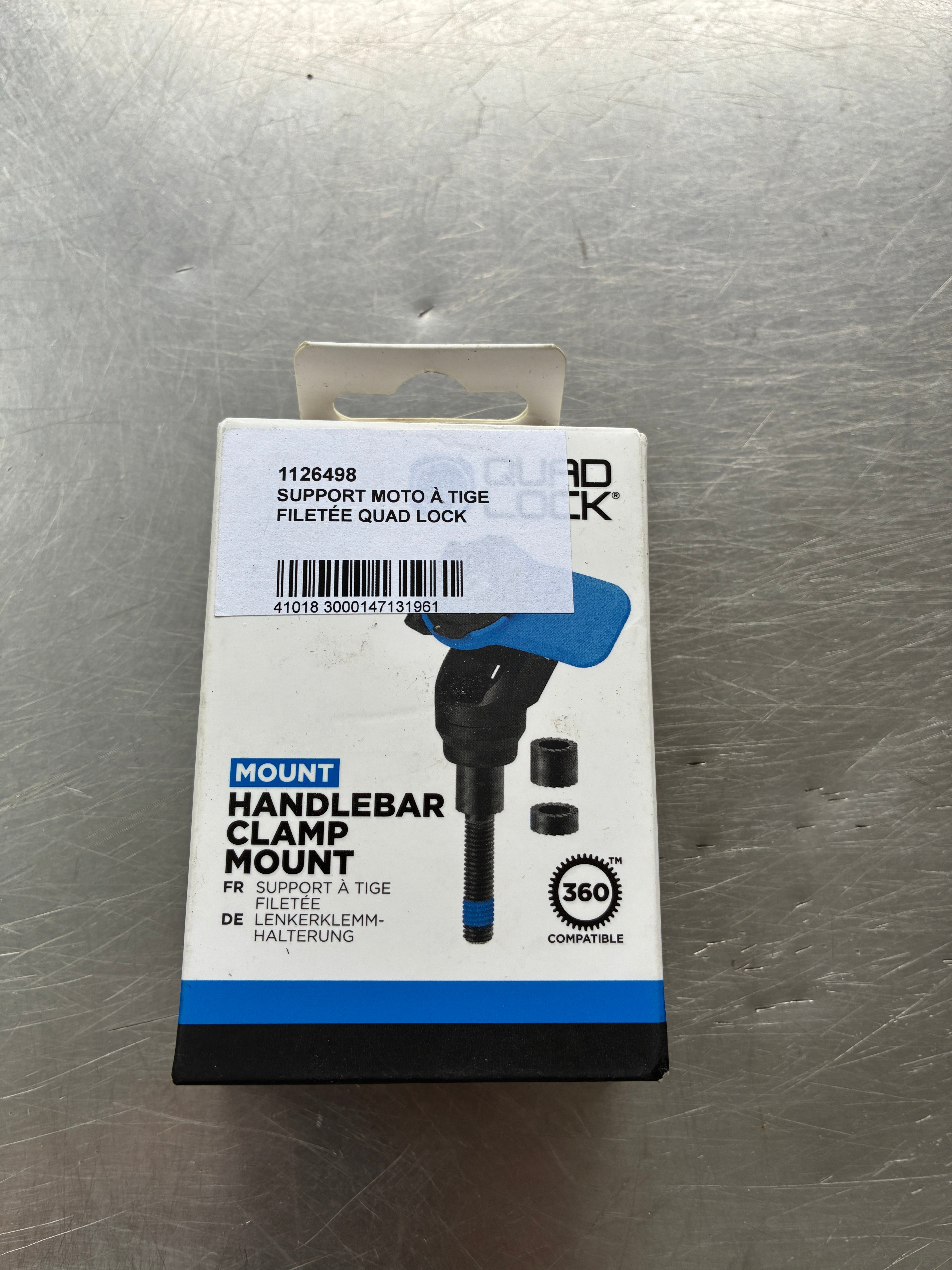Support Smartphone Quad Lock à tige filetée QDL0256 – Noir