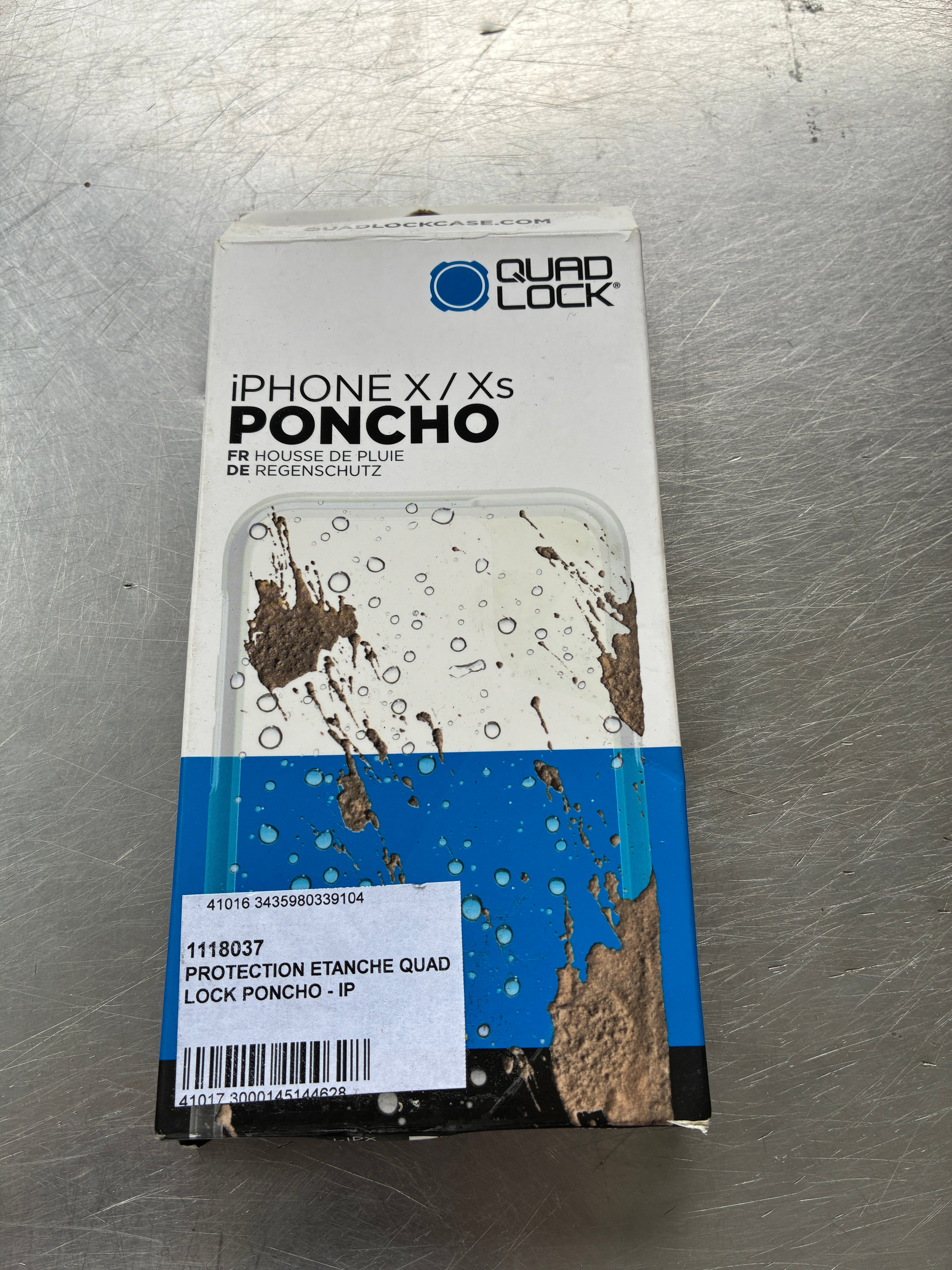 Coque de protection Quad Lock PONCHO iPhone X / Xs QDL0017 – Incolore