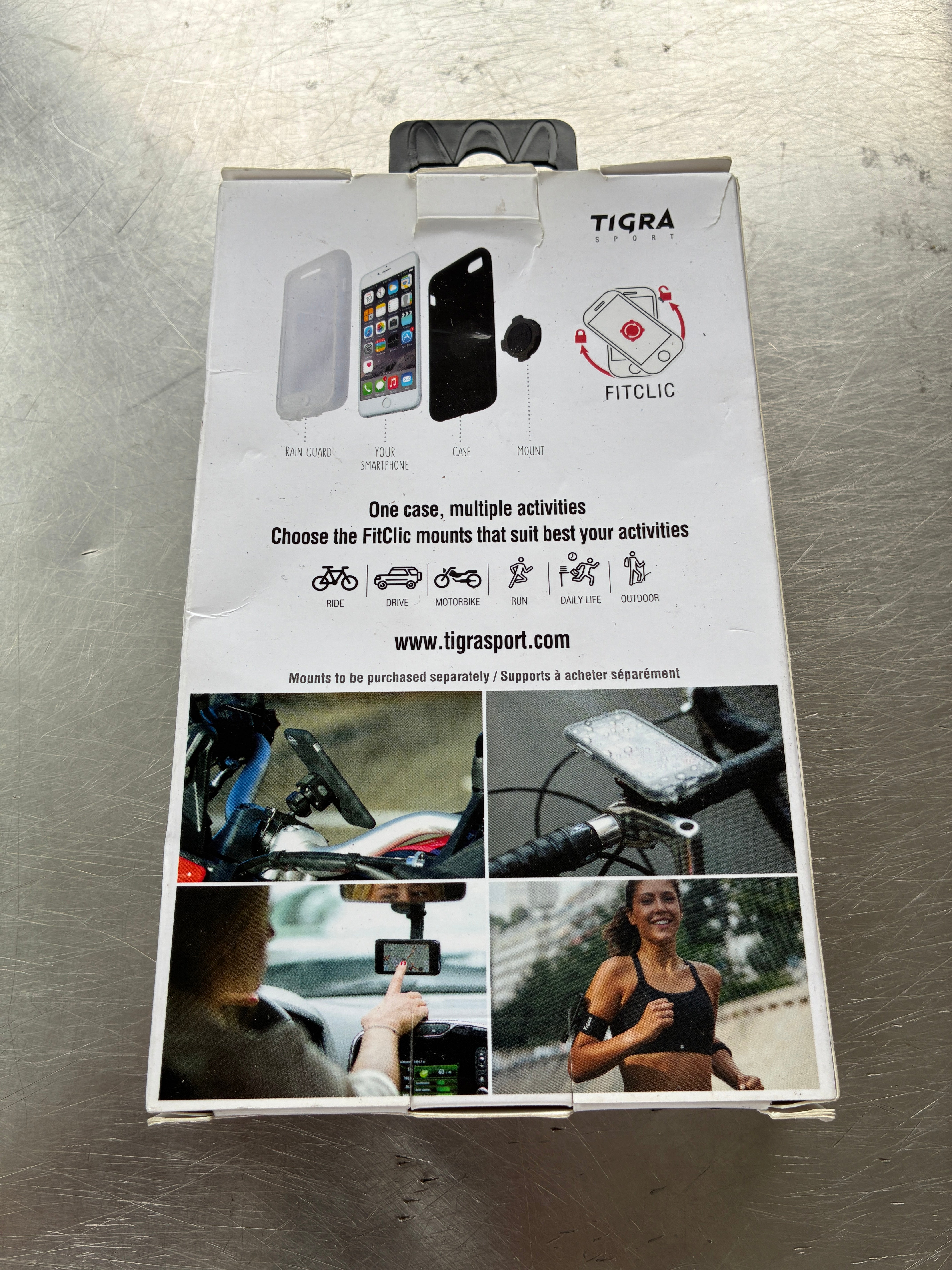 Coque téléphone Tigra Sport MC-IPH11P-S iPhone X / XS / 11 Pro + Protection pluie – Noir