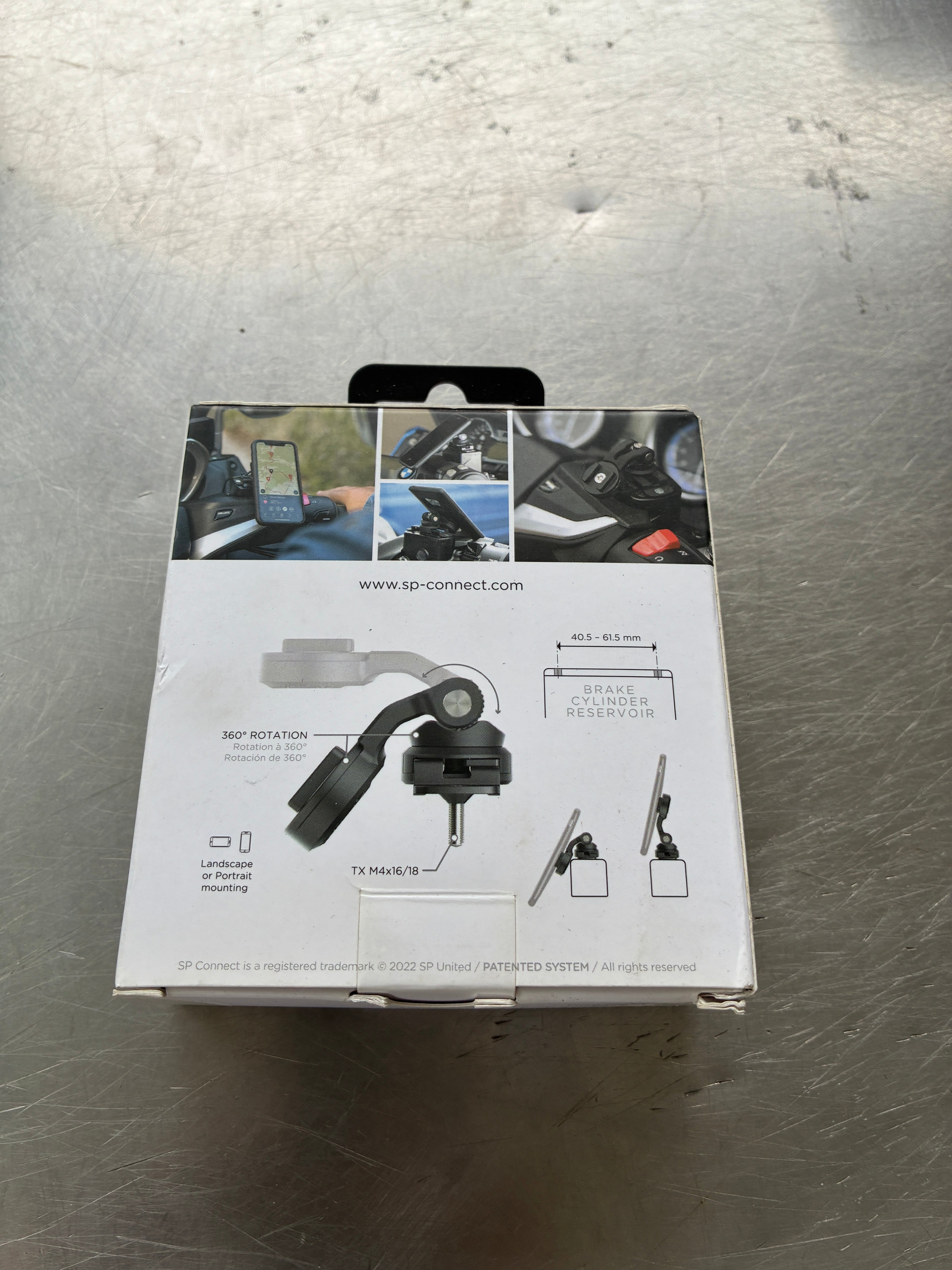 Support SP Connect Bocal Liquide de Frein 40–61 mm SPC53235 – Moto – SPC/+