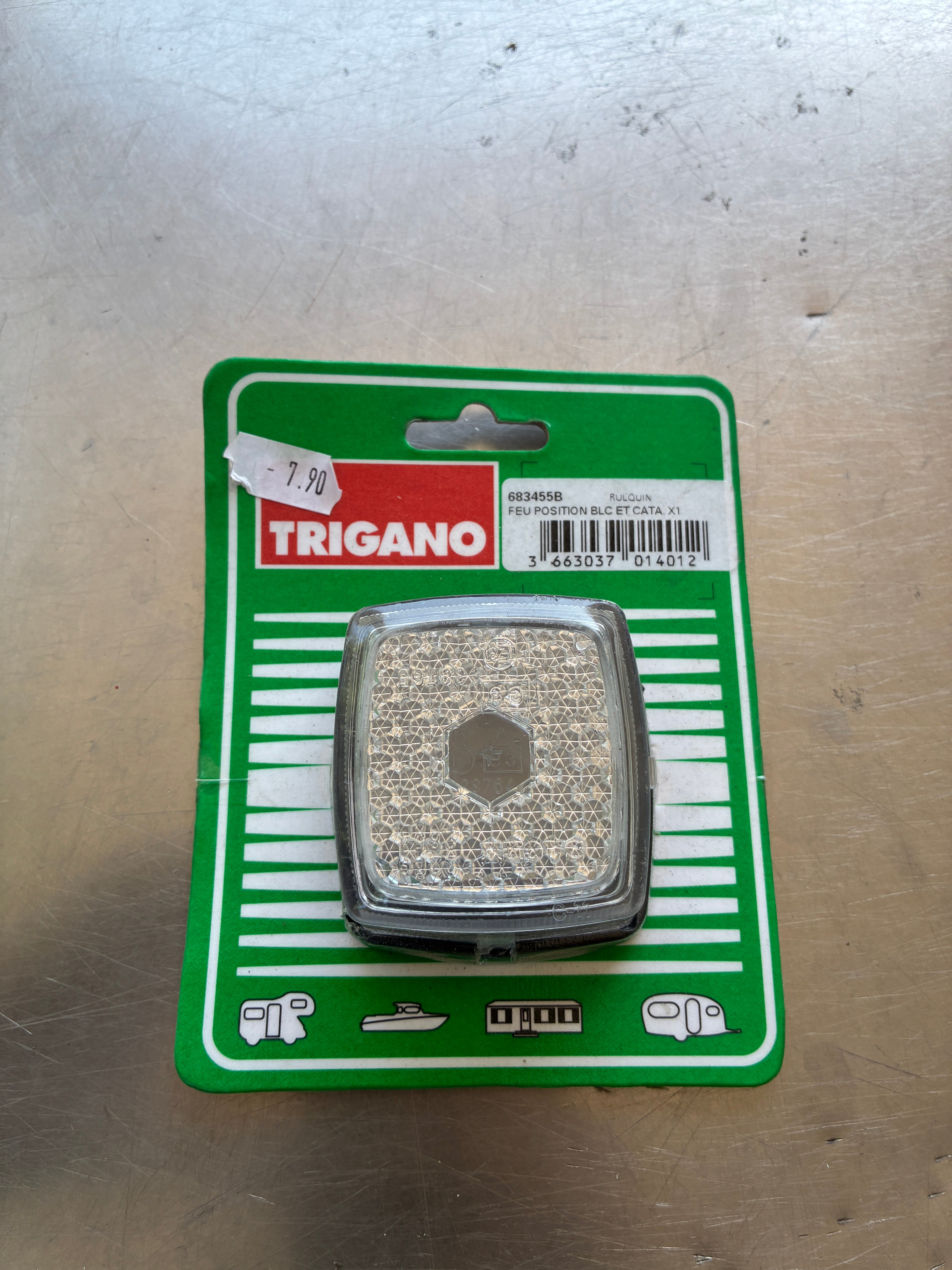 Feu de position Trigano pour remorque 3455B – Neuf