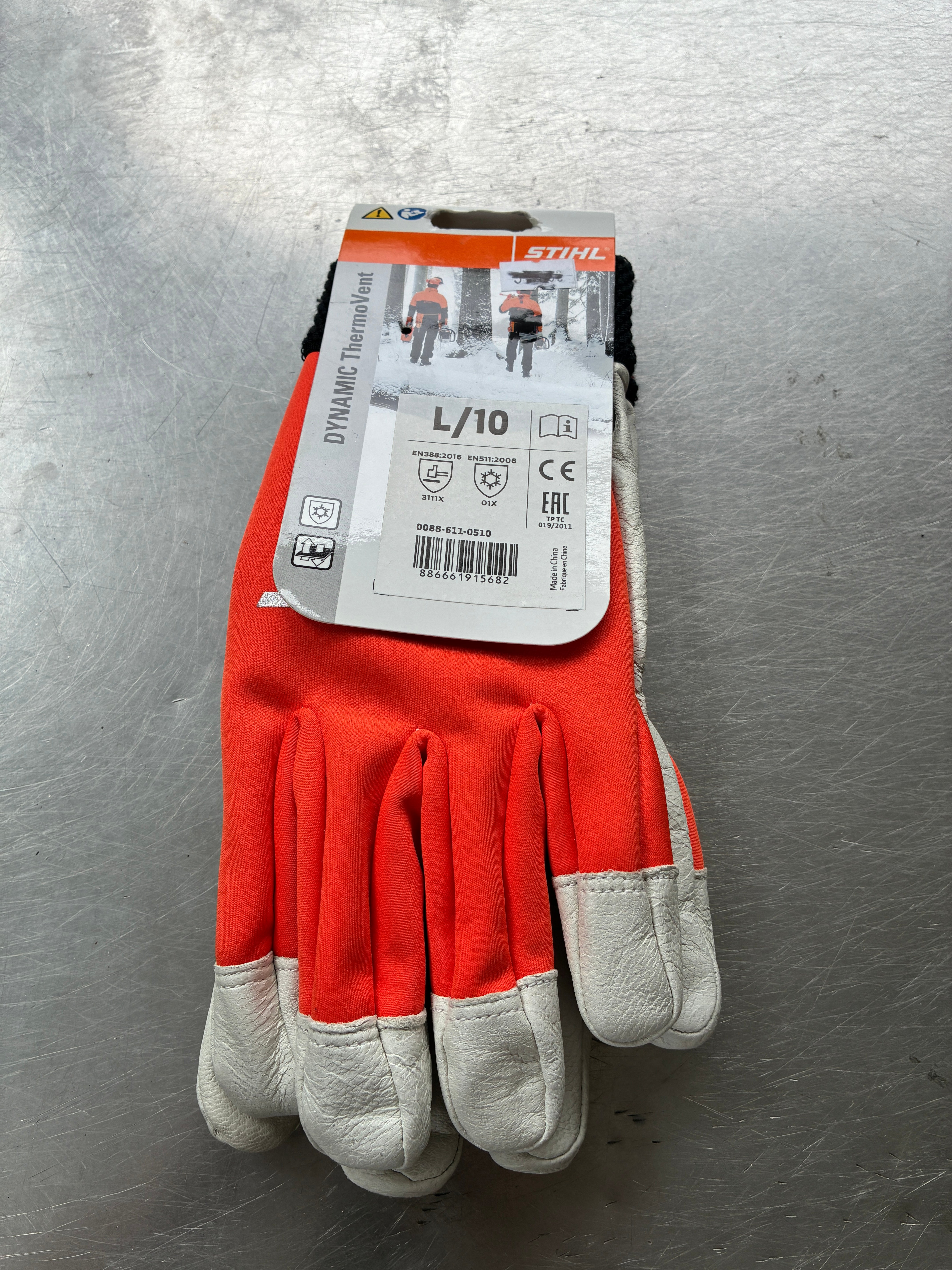 Gants Stihl Dynamic Thermovent contre le froid – Taille L (10) – Neuf