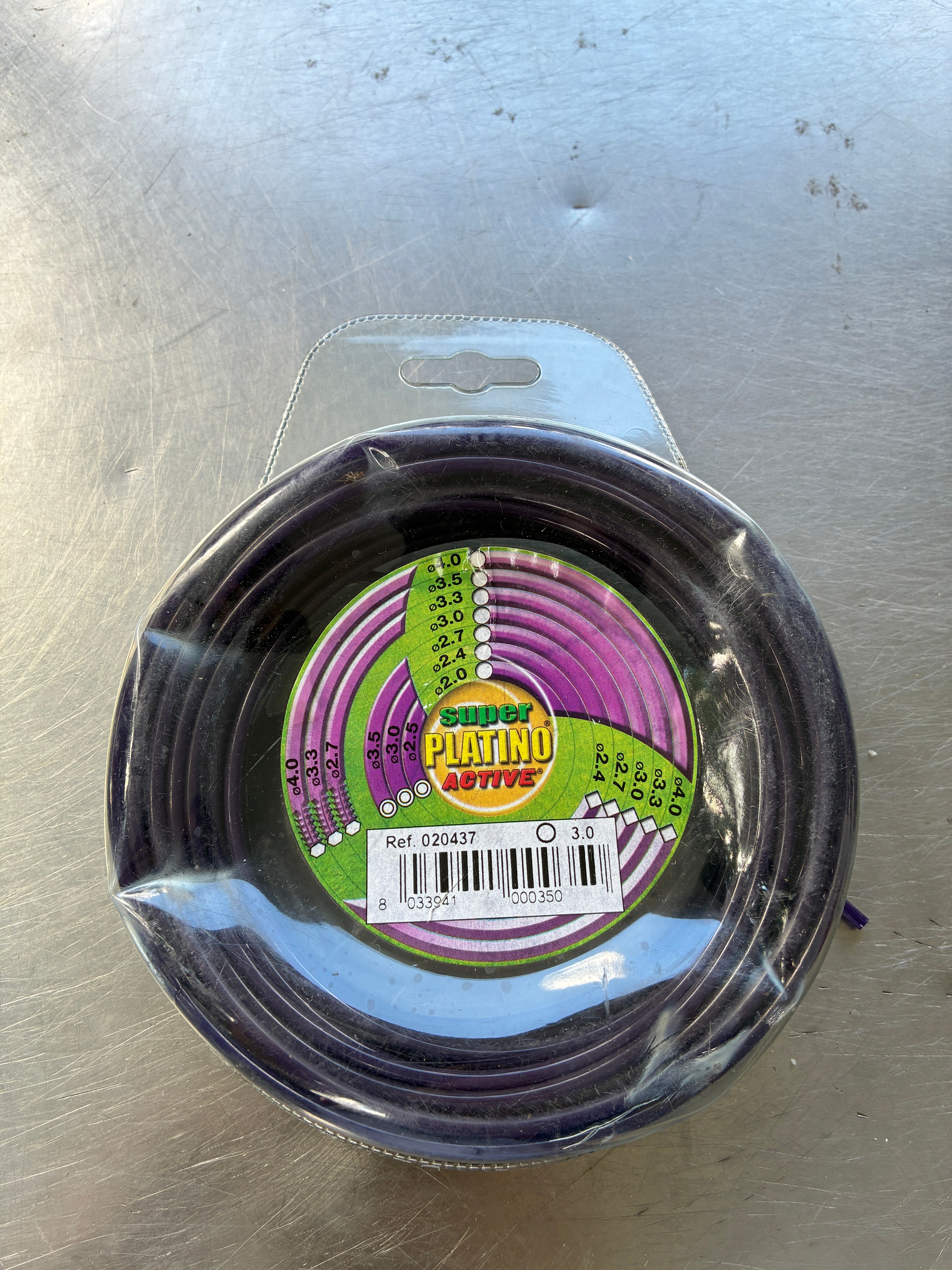 Fil de coupe rond Active Platino – 3 mm x 15 m – Réf. 020437