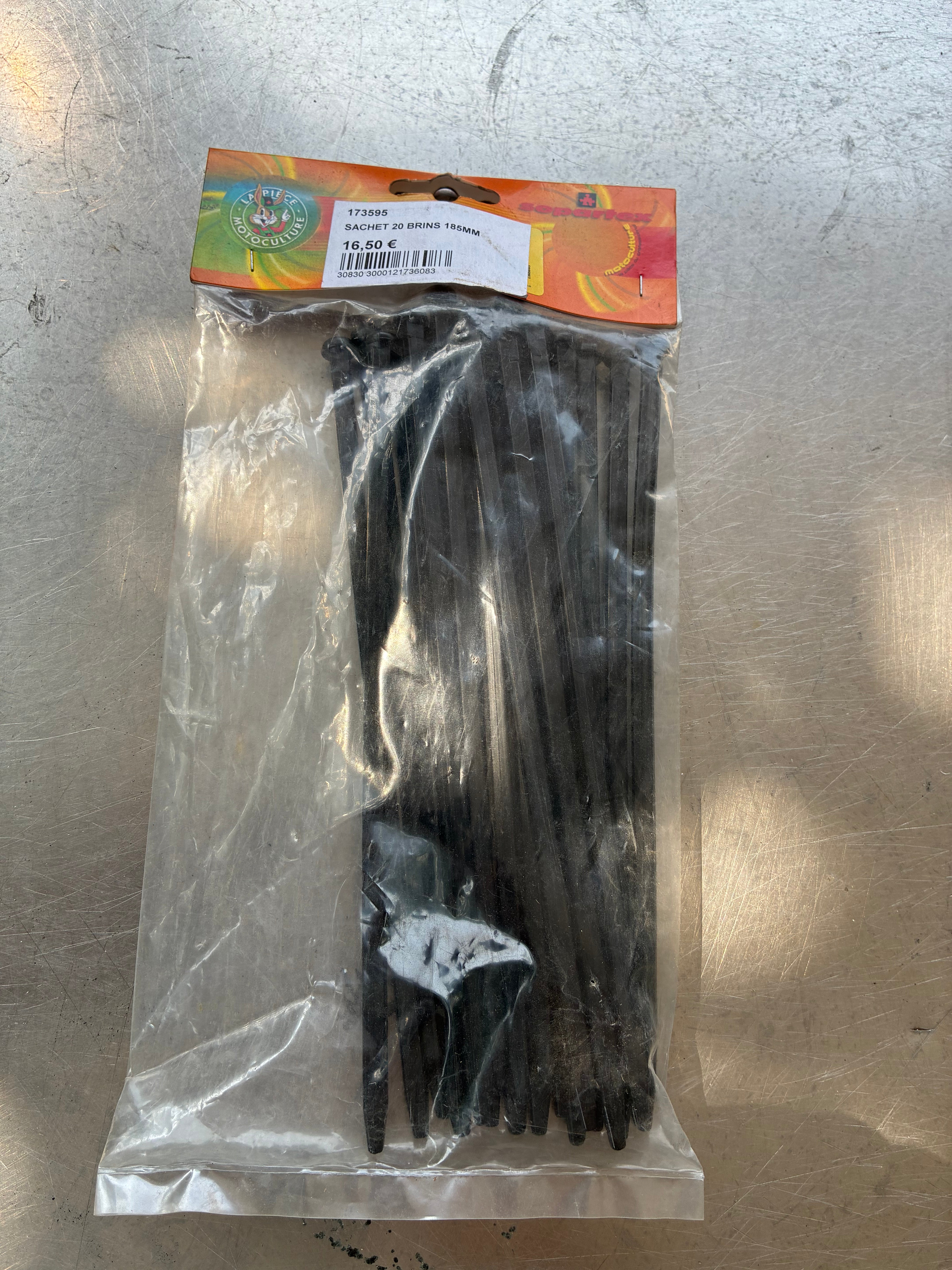 Sachet 20 brins 185mm – Réf. 173595 – Sopartex motoculture
