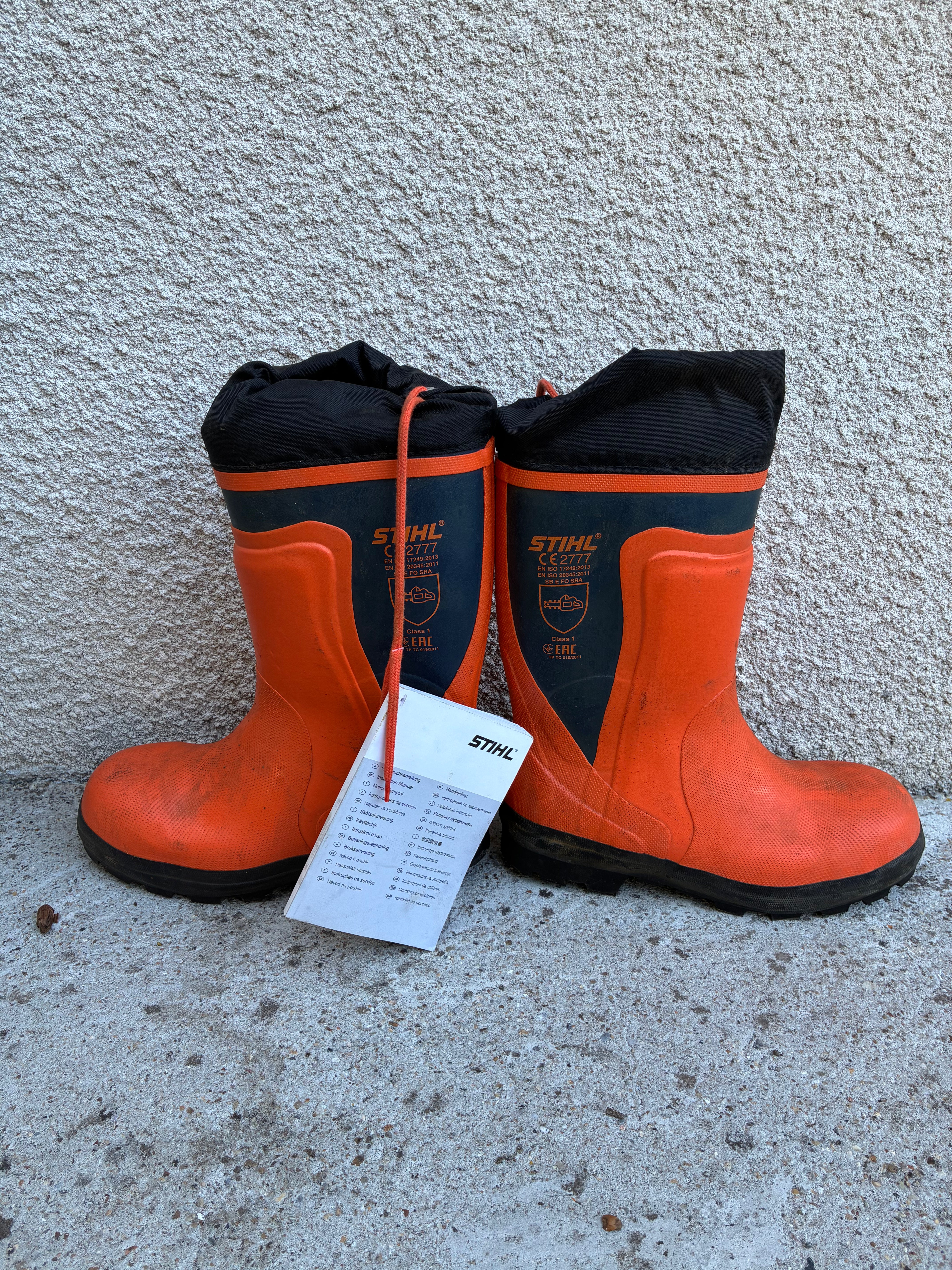 Bottes anti-coupures STIHL Function caoutchouc acier tronçonneuse neuves T41