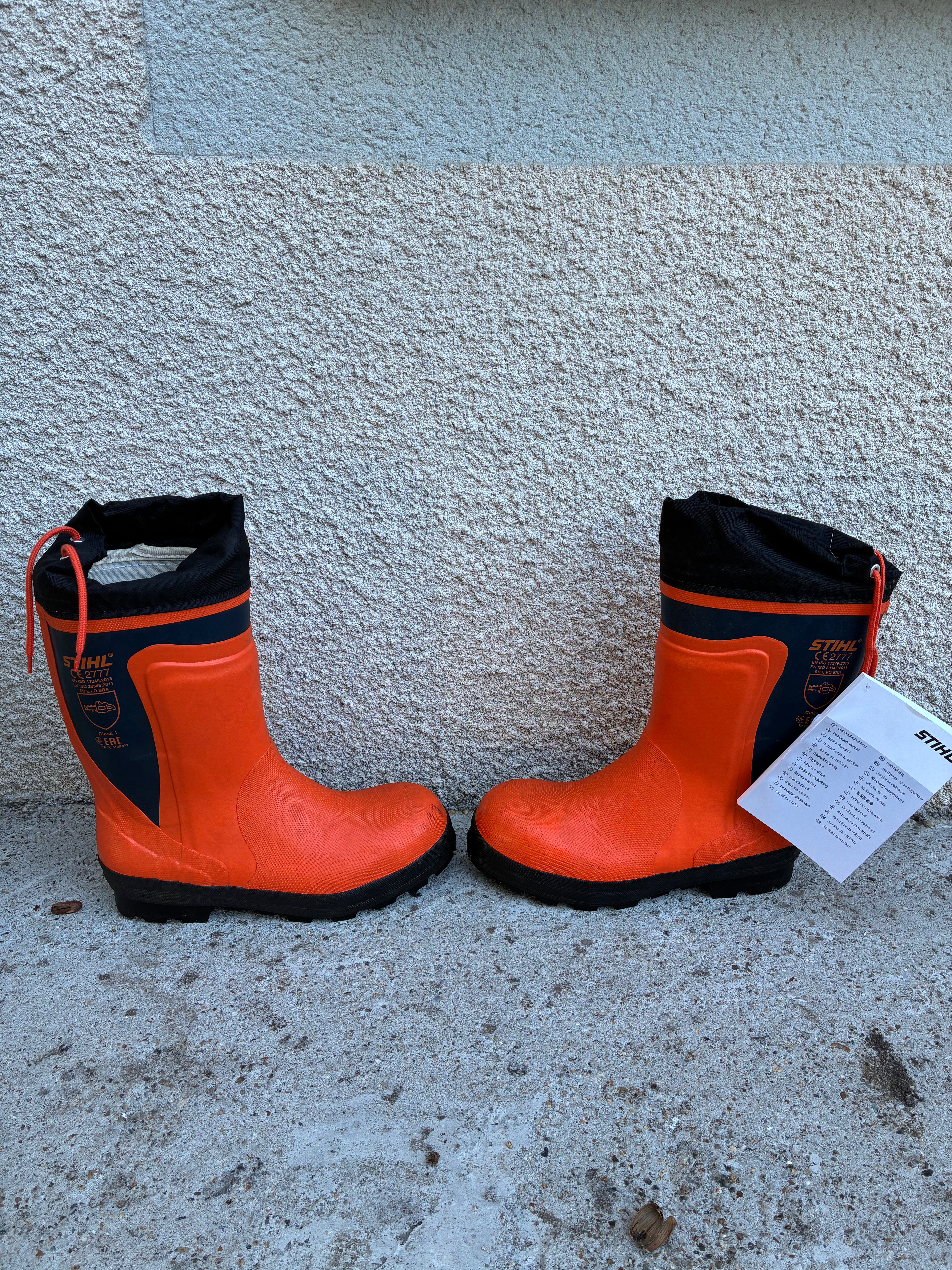 Bottes anti-coupures STIHL Function caoutchouc acier tronçonneuse neuves T42