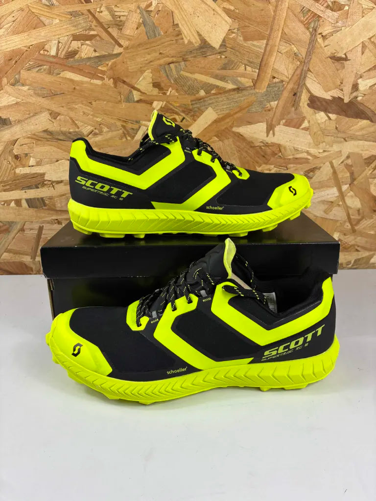 Chaussures Running Scott Supertrac RC 2 Homme 42.5 Noir Jaune