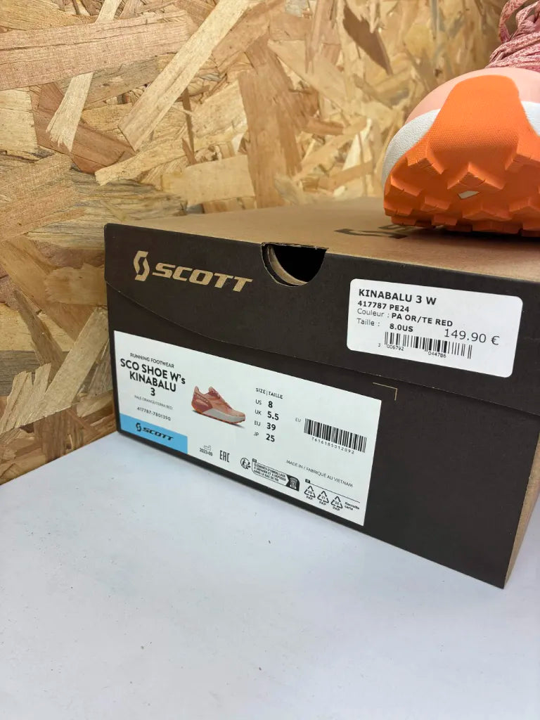 Chaussures Trail Scott Kinabalu 3 Femme 39 Pale Orange Terra Red
