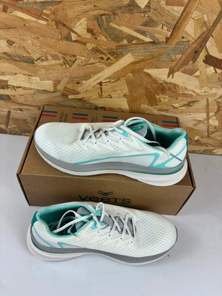 Chaussures Running Veets Transition MIF2 Femme 40.5 Blanc Bleu Vert