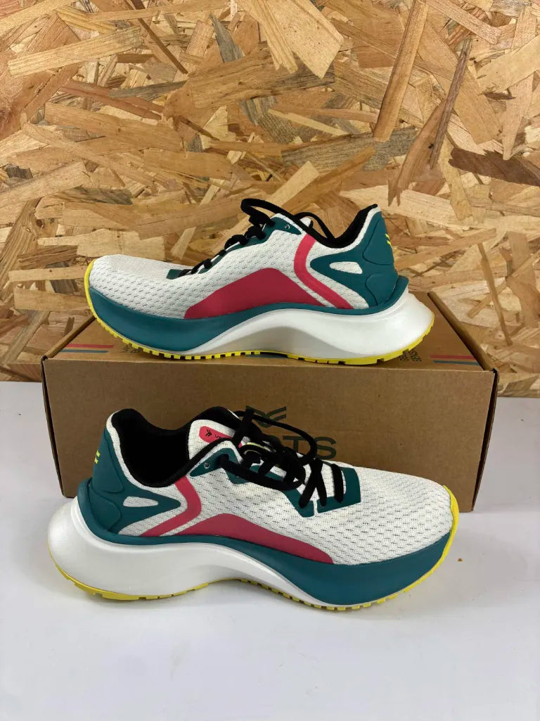Chaussures Running Veets Utopik MIF1 Femme 38 Taupe Vert Corail
