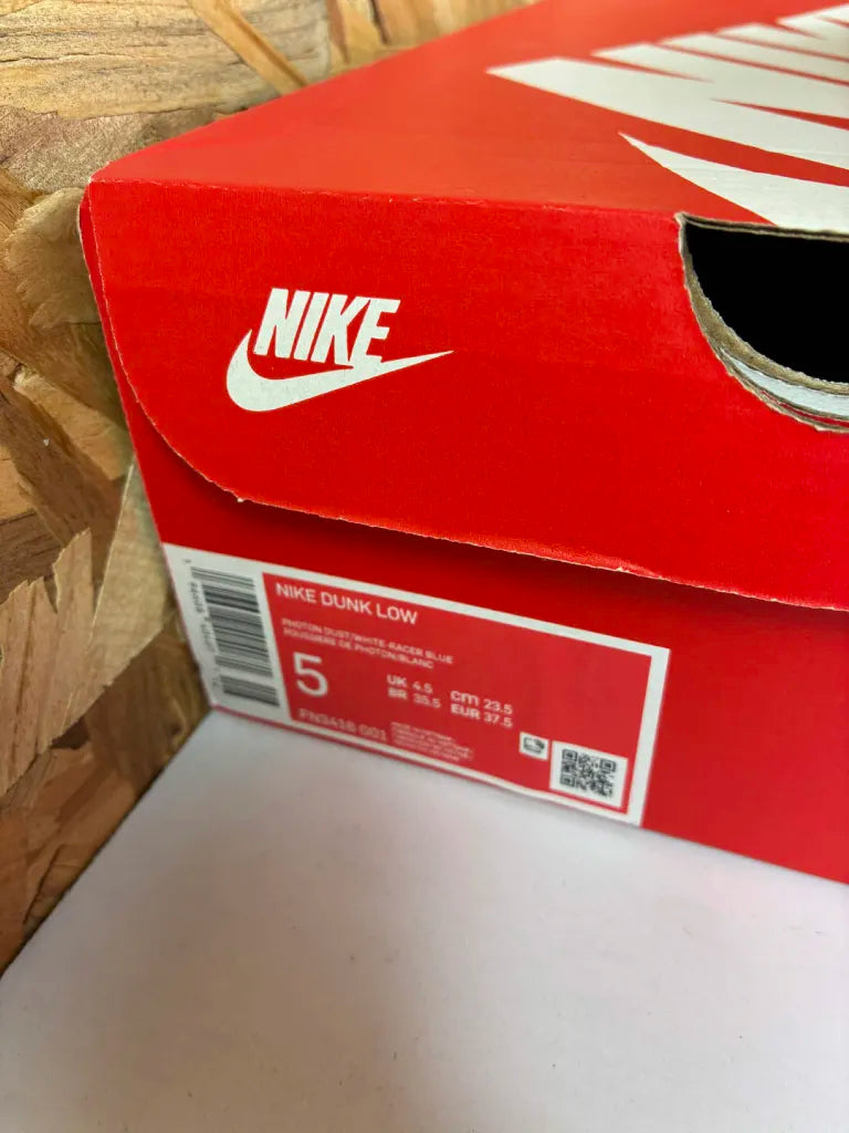 Nike Dunk Low Femme Photon Dust White Racer Blue – 37,5