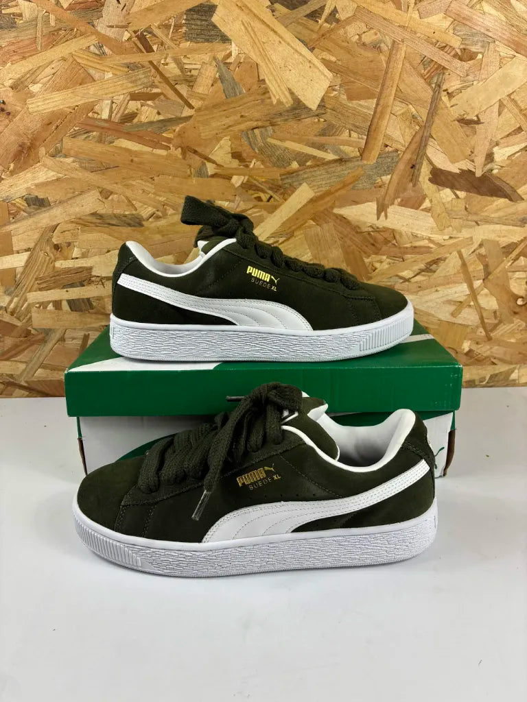 Baskets Puma Suede XL Dark Olive White – Taille 41