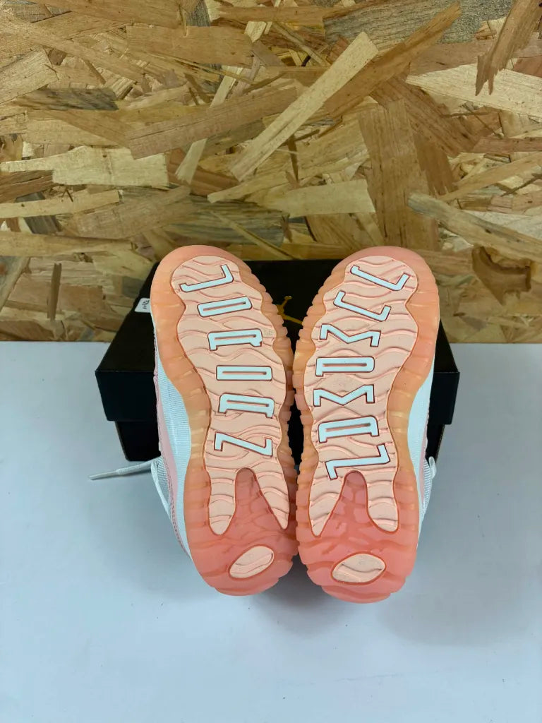 Baskets Air Jordan 11 Retro Low PS White Legend Pink – Chaussures Enfant – 27,5