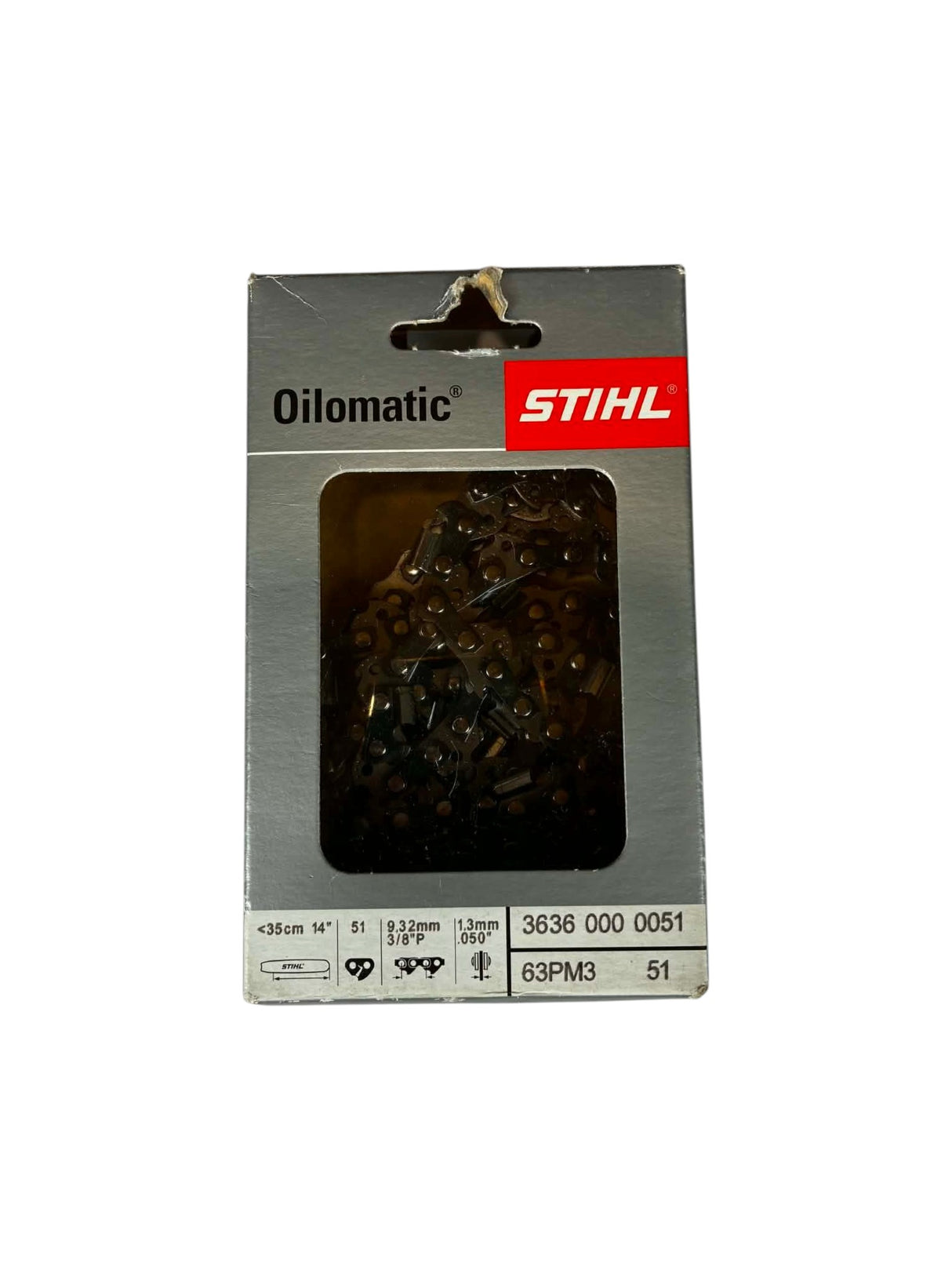 Chaîne STIHL Picco Micro 3 PM3 3/8" P 1,3 mm 51 maillons 36360000051