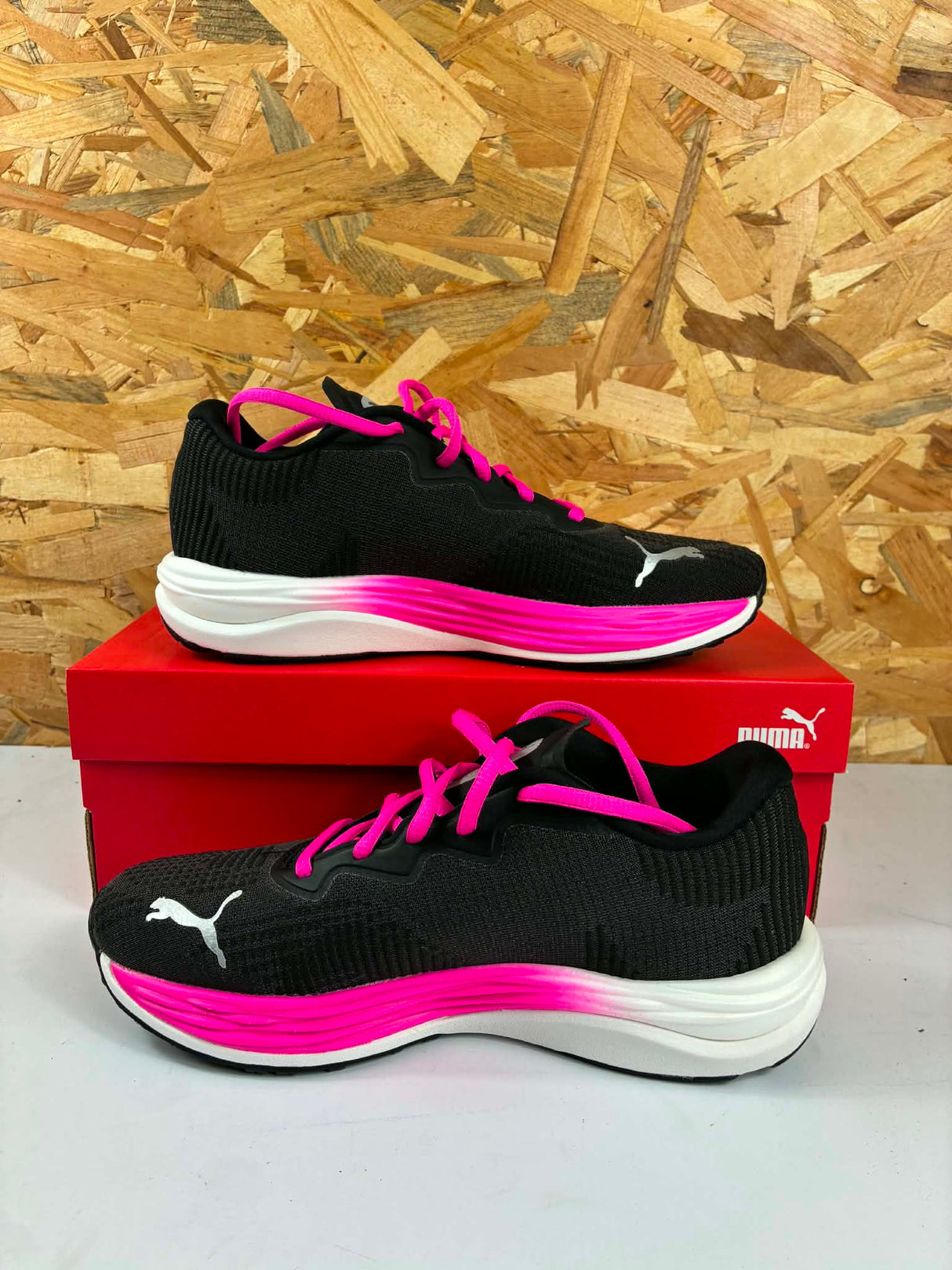 Chaussures Running Puma Velocity Nitro 2 Femme 38 Noir Argent