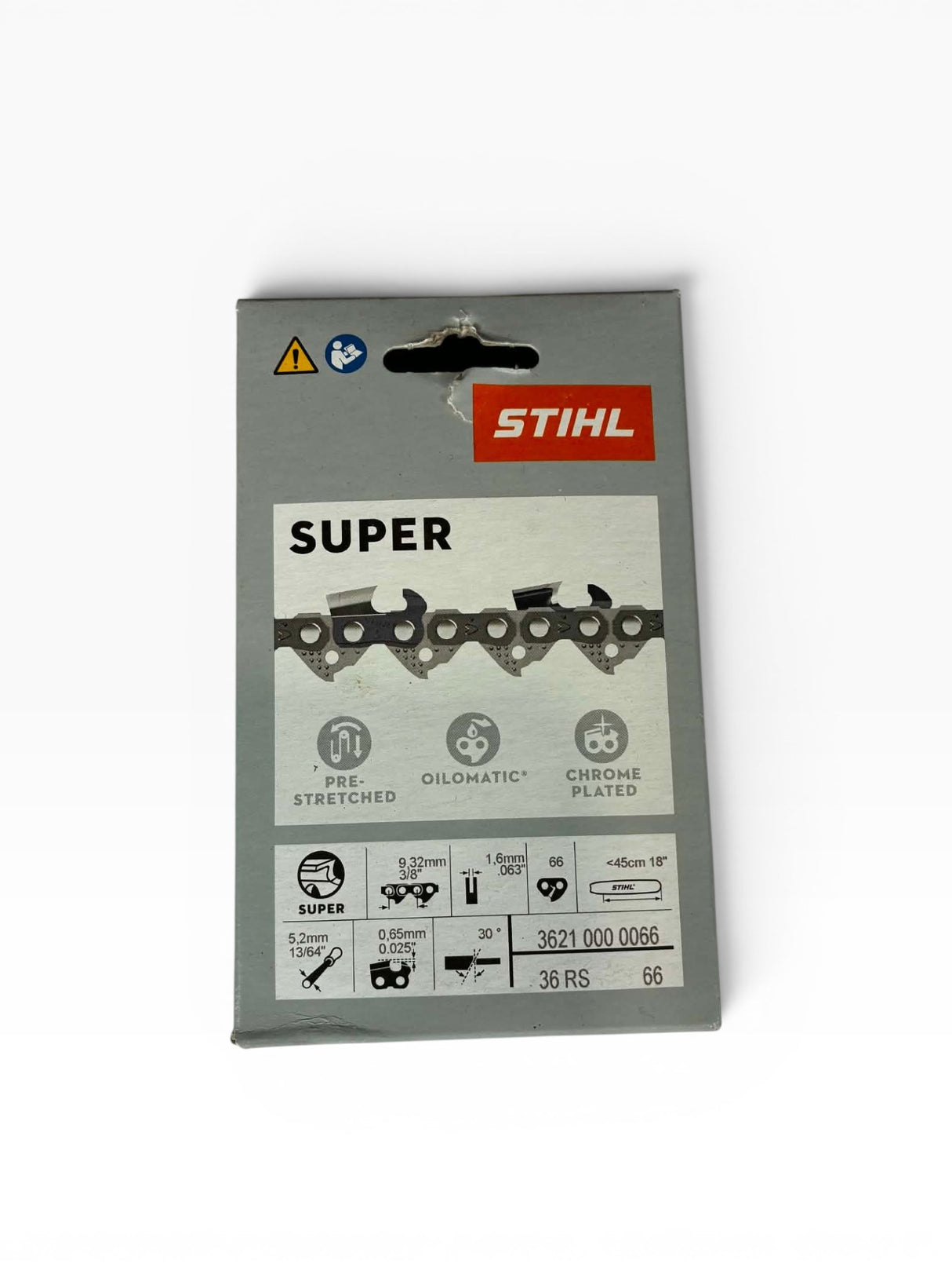 Chaîne STIHL Rapid Super RS 3/8" 1,6 mm 66 maillons 36210000066
