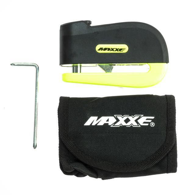 Bloque Disque Moto MAXXE avec Alarme 110 dB Ø10 mm - Réf. BDANH01