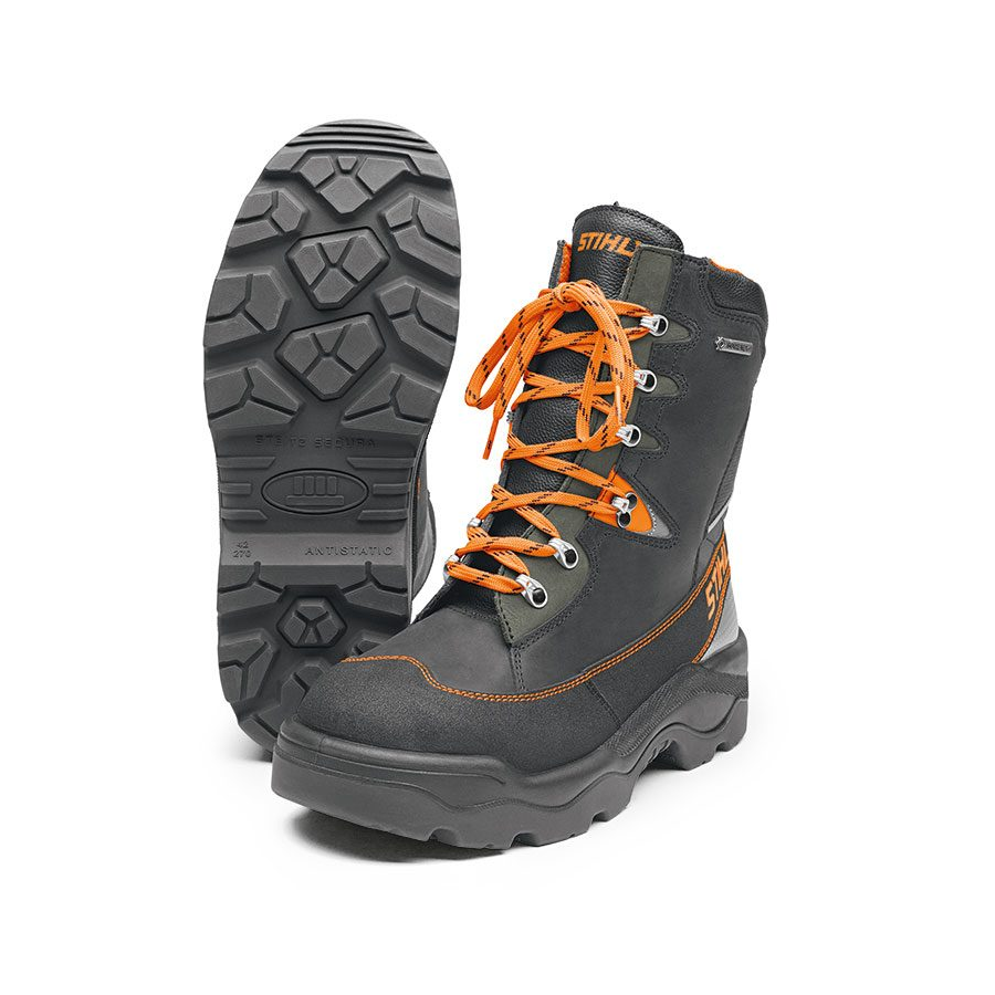 Chaussures anti-coupures STIHL Dynamic GTX cuir acier tronçonneuse neuves T44
