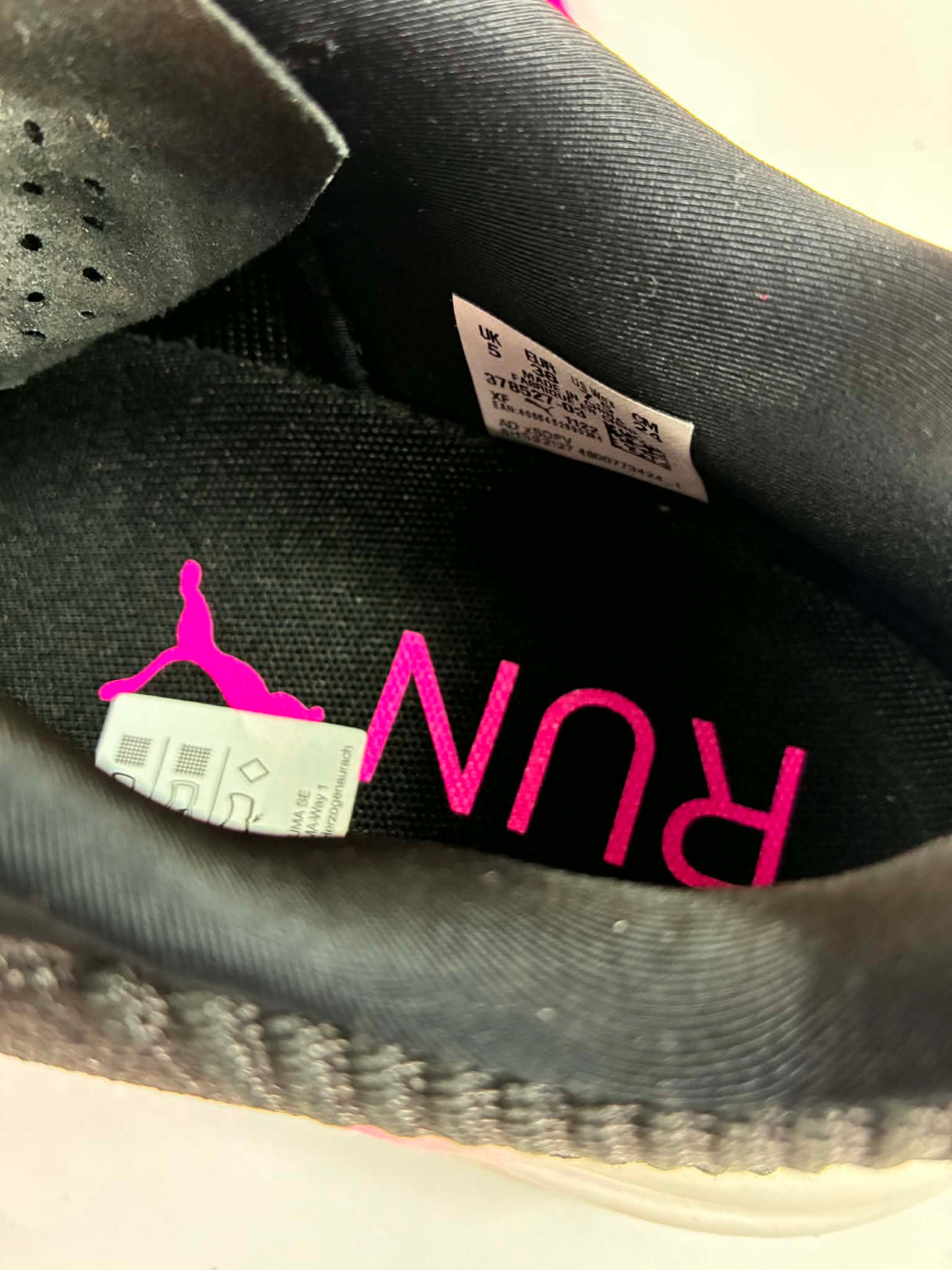 Chaussures Running Puma Velocity Nitro 2 Femme 38 Noir Argent