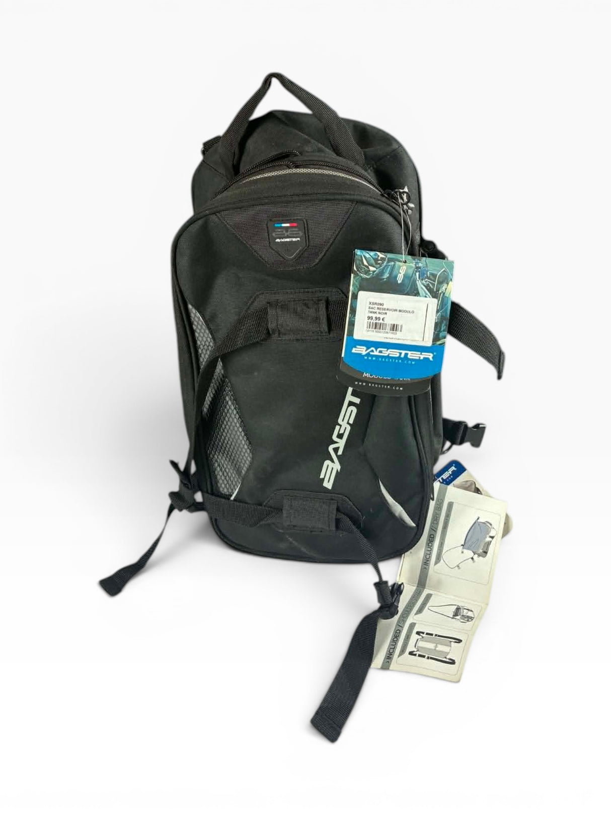 Sacoche Réservoir Bagster Pulse XSR090 MODULO TANK 13 à 17 L Noire