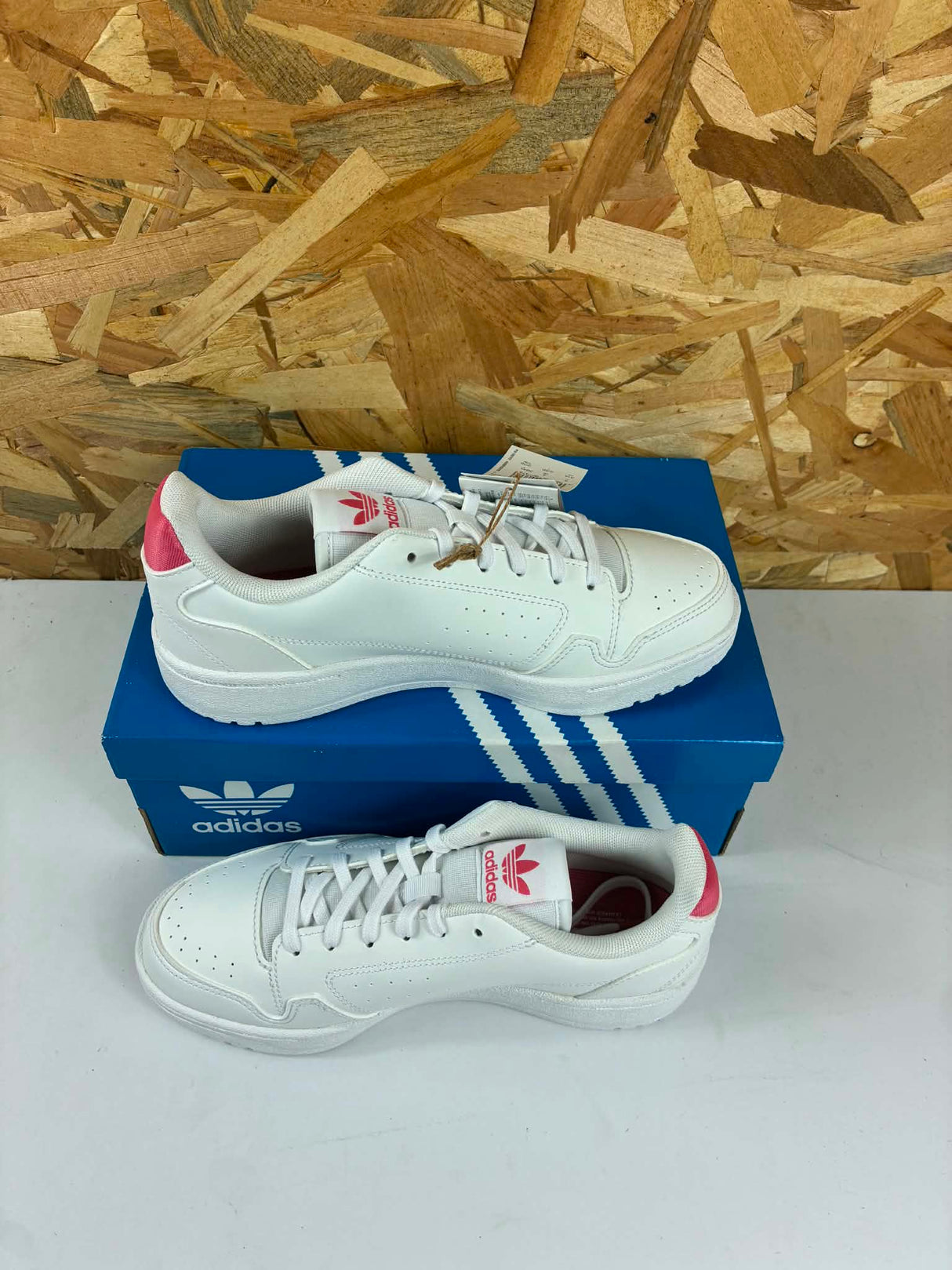 Baskets Adidas NY 90 J Junior 36 2/3 Blanc Rose FX6473