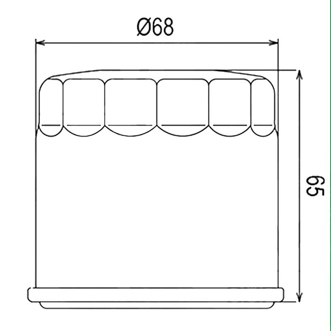Filtre à huile HifloFiltro HF138 — Suzuki, Kawasaki, Aprilia, Kymco — Neuf