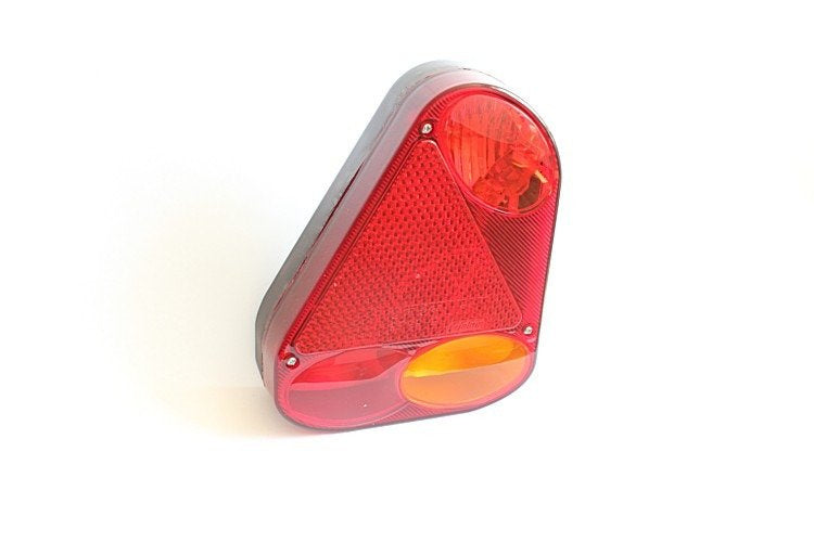 Feu arrière gauche FRISTOM FT-77 – 5 fonctions – 12/24V – Réflecteur triangulaire – Neuf