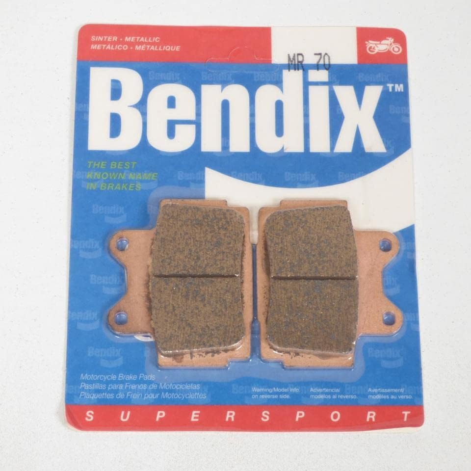 Plaquettes frein Bendix MR70 métal fritté Yamaha 600 Diversion 1991-2004