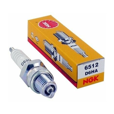Bougie NGK D6HA standard moto scooter quad moteur 4T clé 18 mm filetage 12 mm