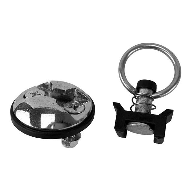 Crochets d'Ancrage MAXXE Aluminium Forgé x2 pour Sangles - Réf. 2CROCHETANCRMAX