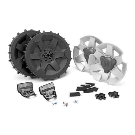 Pack roues arrière Husqvarna Automower® terrain pentu - Pièce d'origine Réf. 581 88 97-02