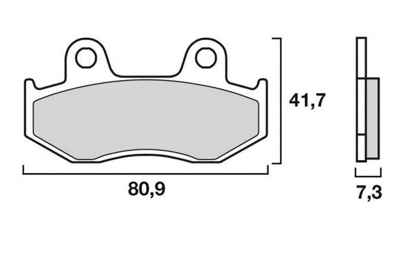 Plaquettes de frein Brembo 07HO15SD Off-Road métal fritté