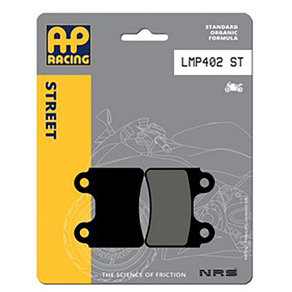 Plaquettes de frein avant & arrière AP Racing LMP402 ST – Neuf – Enduro / Trial / Supermotard – AJP / TRS