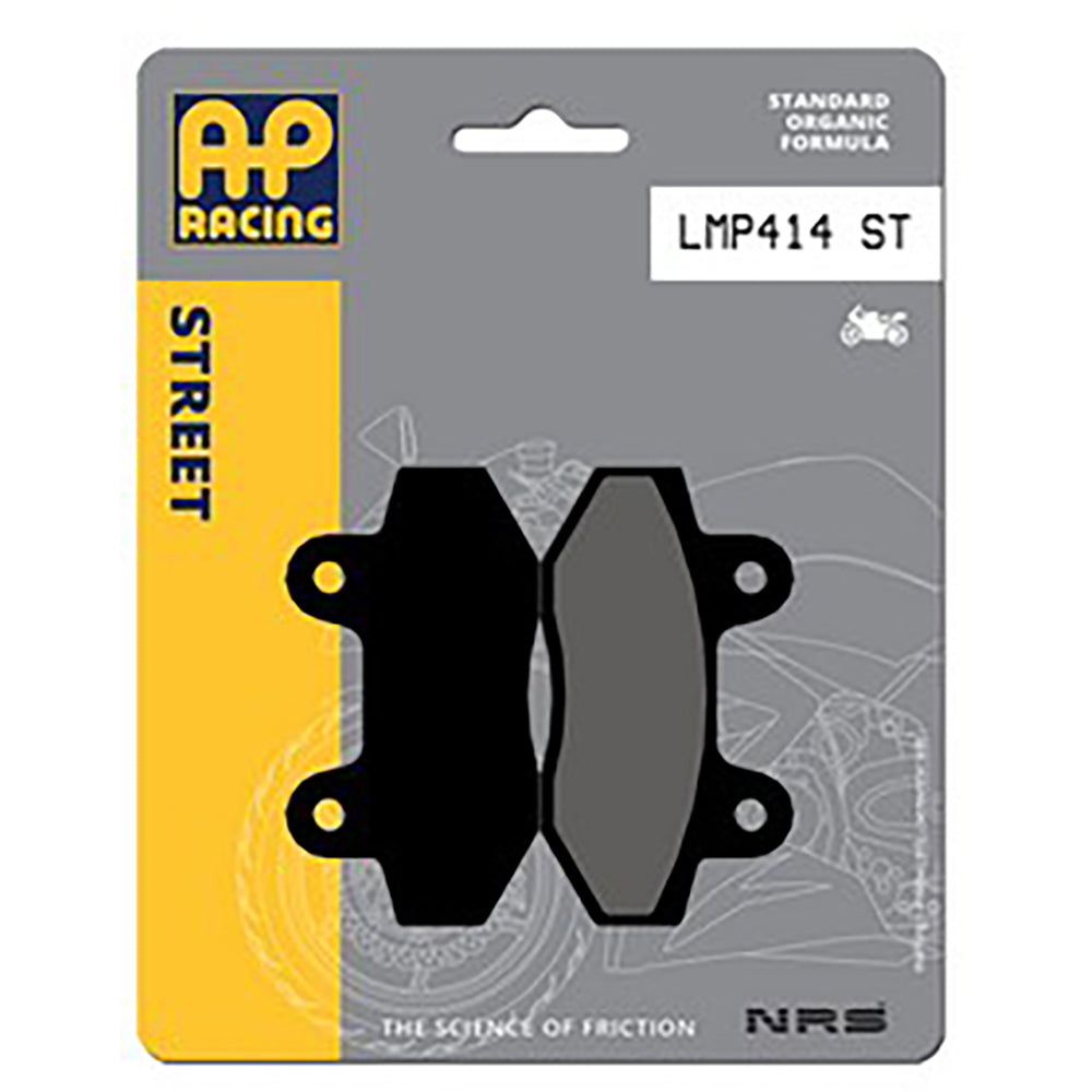Plaquettes de frein avant & arrière AP Racing LMP414 ST – Neuf – Touring & Roadster – Brixton / Hyosung / Italjet / Mash / Beta