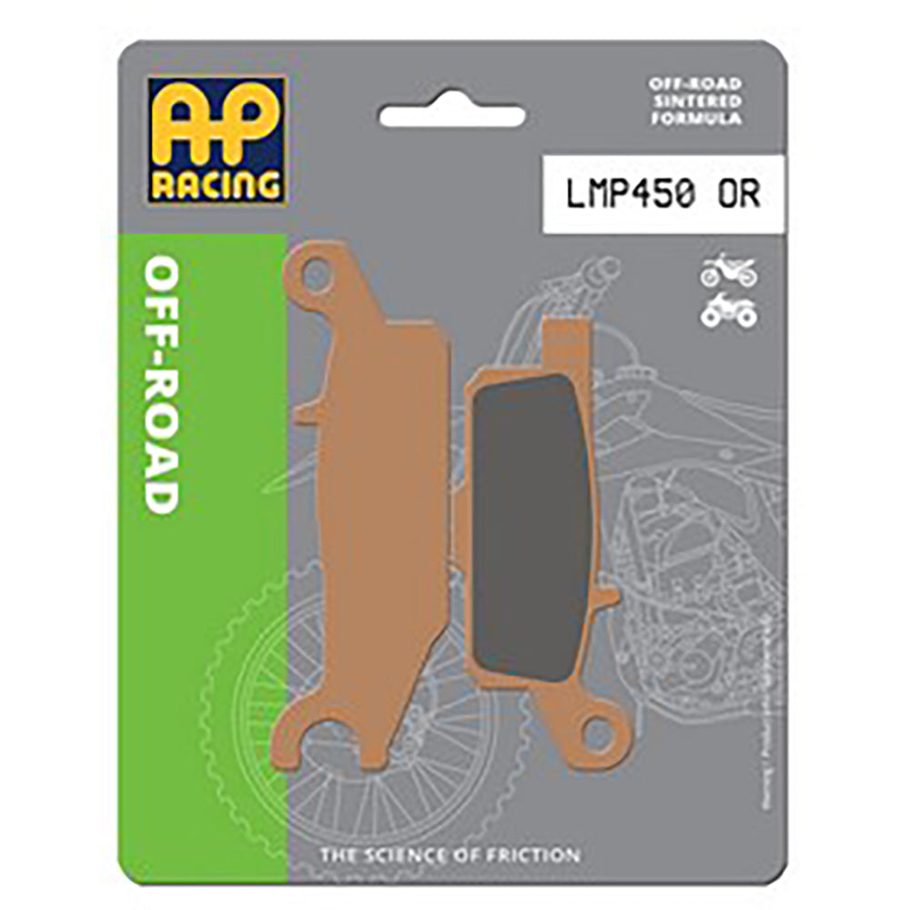 Plaquettes de frein AP Racing LMP450OR – Métal fritté Off-Road – Yamaha YFM 700 Grizzly