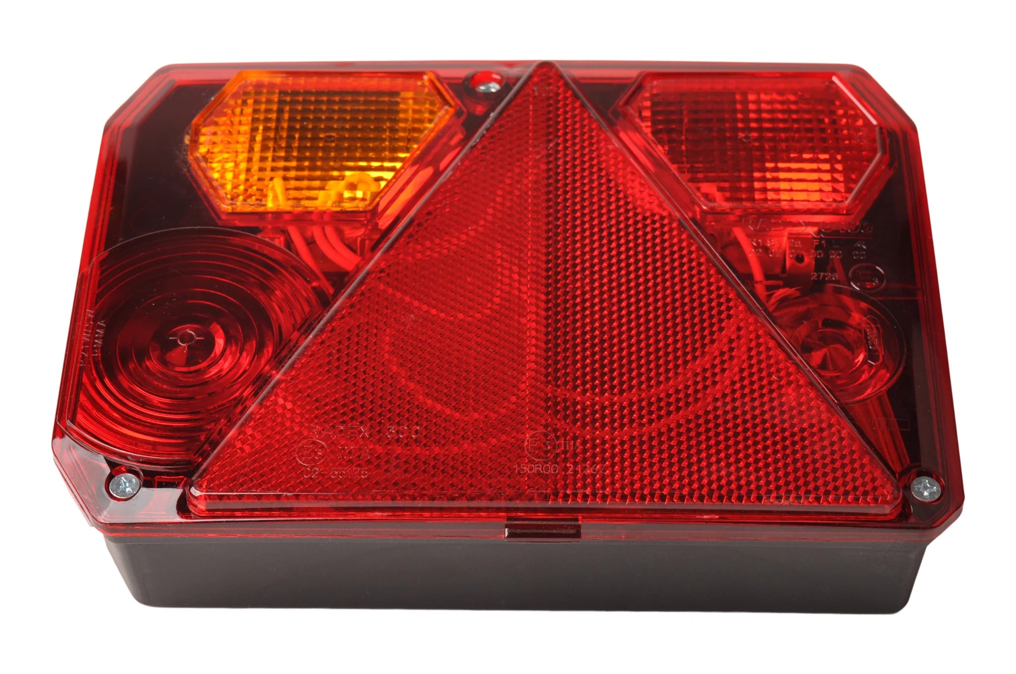Feu arrière gauche Radex 6400 – 200x140x52 mm – Connecteur 5 pôles – Neuf
