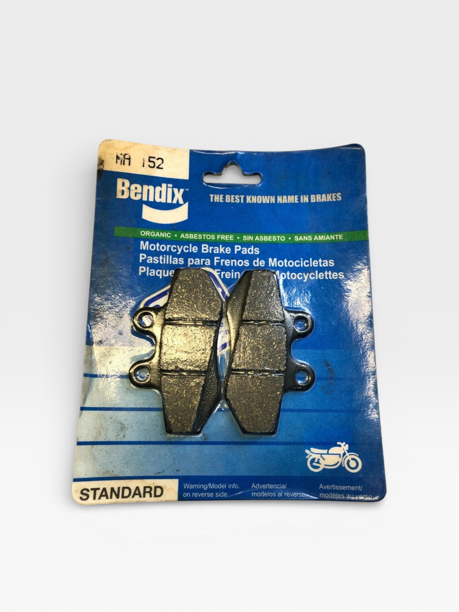 Plaquettes de frein avant Bendix MA152 organiques moto 50cc – Réf MA152
