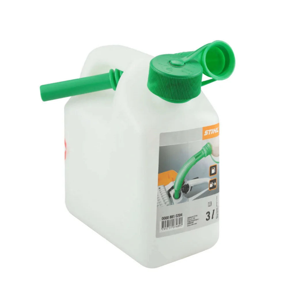 Bidon essence STIHL 3L transparent – Homologué ONU – Réf. 0000-881-0204 – Neuf
