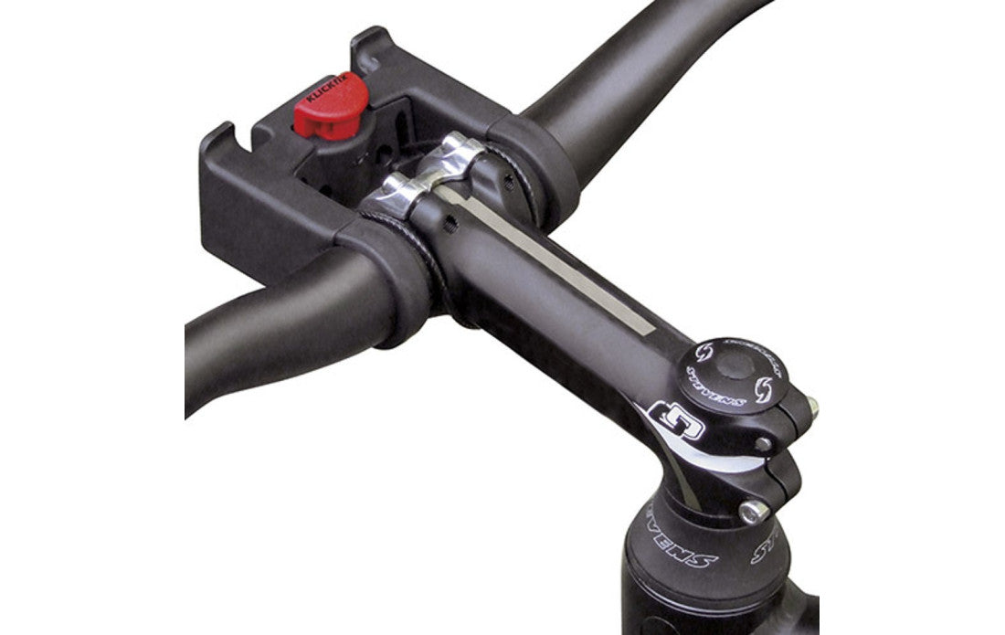 Support guidon Klickfix oversize KF332 Ø31,8 mm pour sac panier vélo